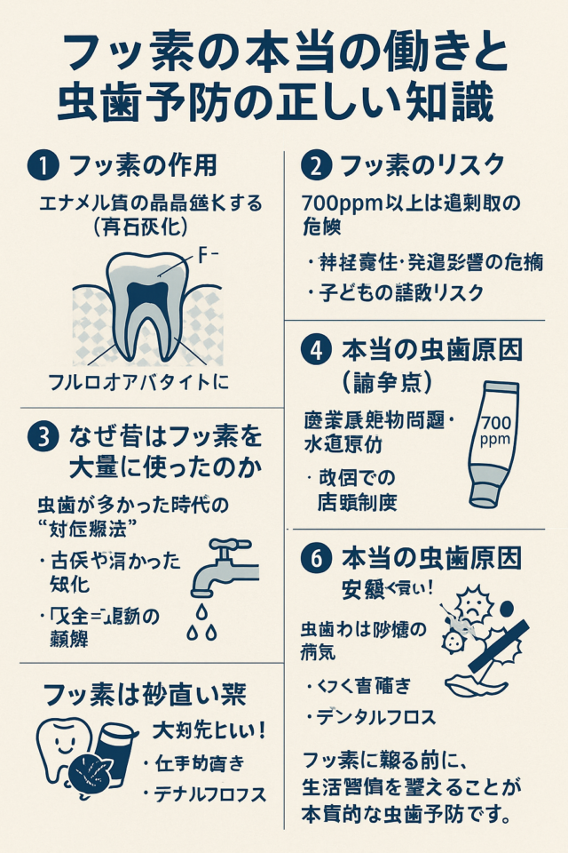 フッ素は安全？それとも危険？どっち？